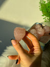 Rose Quartz Crystal Strawberry