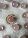 Mini Crystal Bundle | Rose Quartz Mini Sphere with Mini Moon Sphere Stand | Gift Giving | Crystal Gifts | Healing Crystal Gift Active