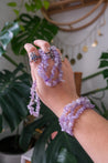 Purple Perfection: Amethyst Chip Bracelet