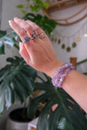 Purple Perfection: Amethyst Chip Bracelet