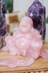 Rose Quartz Buddha Crystal Carving