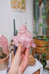 Rose Quartz Buddha Crystal Carving