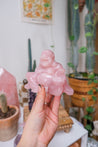 Rose Quartz Buddha Crystal Carving