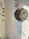 Wooden Crescent Moon Mirror
