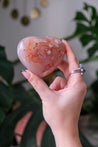Flower Agate Heart Crystal #1